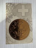 Gold Briefmarke mit Zertifikat 