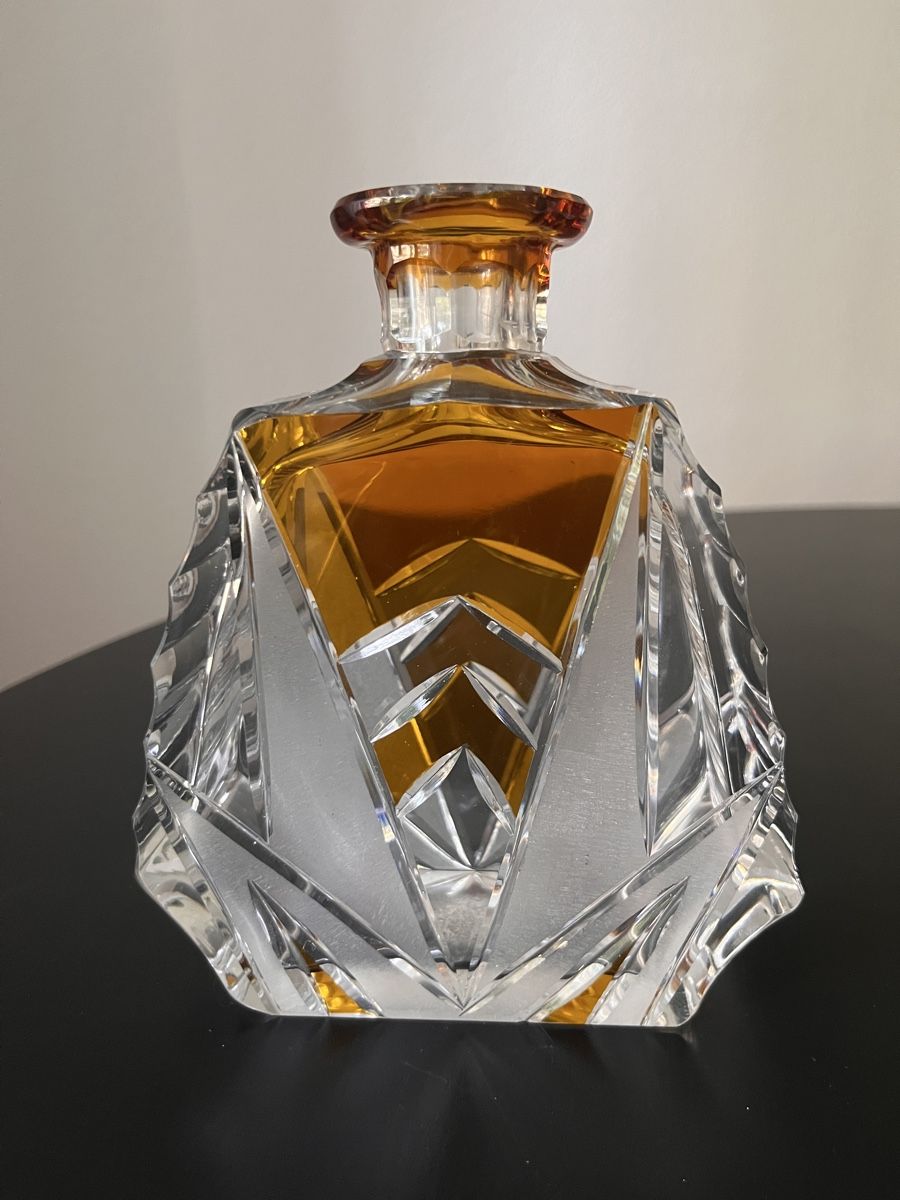 Caraffe: Art Deco Kristall Dekanter oder Whiskey Karaffe – Usato da Zürich venduto da Nowstalgia 1