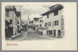 1900 ca., RÜSCHLIKON, INNENSICHT, UNGELAUFEN, SAUBER