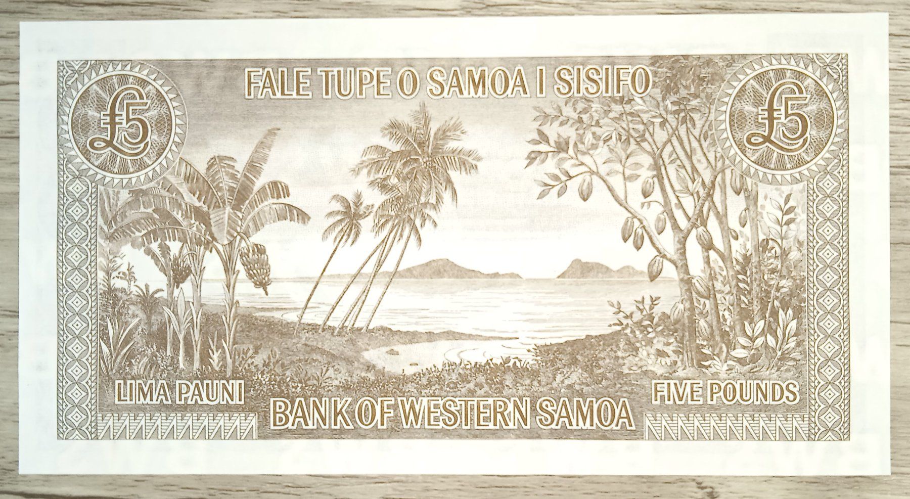 Banconote: Billet Samoa 5 Pounds UNC _2 – Nuovo (secondo la descrizione) da Cousset venduto da Patricio77 1