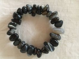 Schwarzes Armband Achat