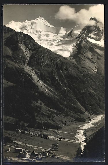 Ansichtskarten: AK Zinal, Panorama mit Rothorn-Besso – Gebraucht aus Berlin von bartko-reher