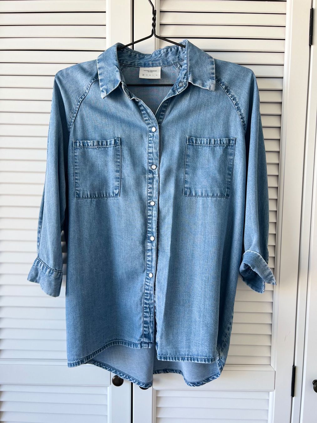 Camicette: Jeans-Bluse, Gr.XS (aber eher S) – Usato da Glattpark(Opfikon) venduto da ste_n99y 4