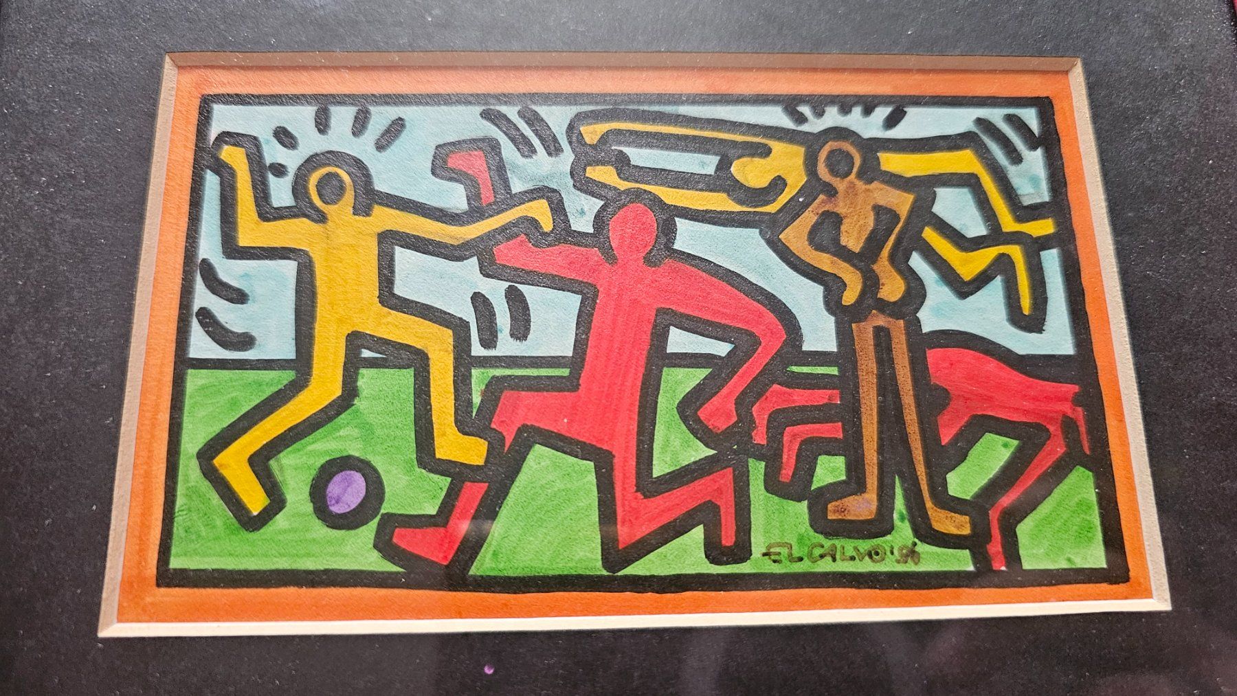 Gemälde: Intéressant Gemälde style Keith Haring – Gebraucht aus Etoy von angi020 1