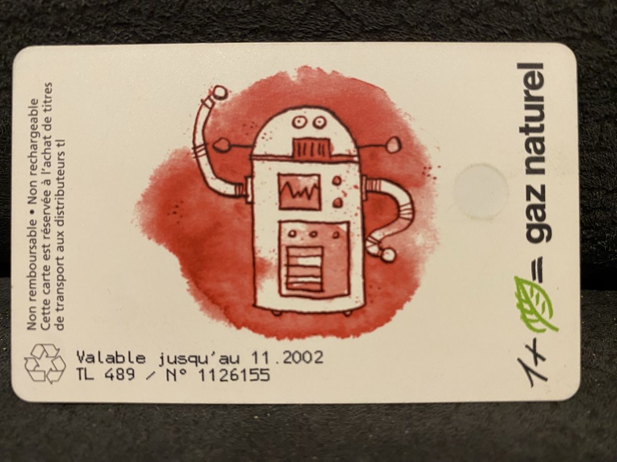 Schede telefoniche: Carte TL 309 puce argent  – Usato da Lausanne venduto da babacard10 1