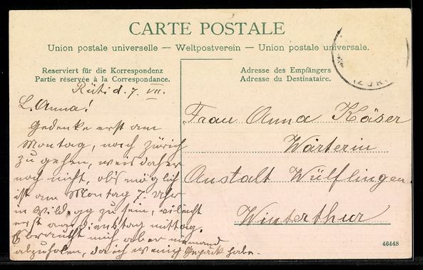 Cartes postales: AK Rüti, Ortsansicht – D'occasion à Berlin par bartko-reher 1