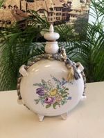 Flasche aus Keramik ! handbemalt Vintage