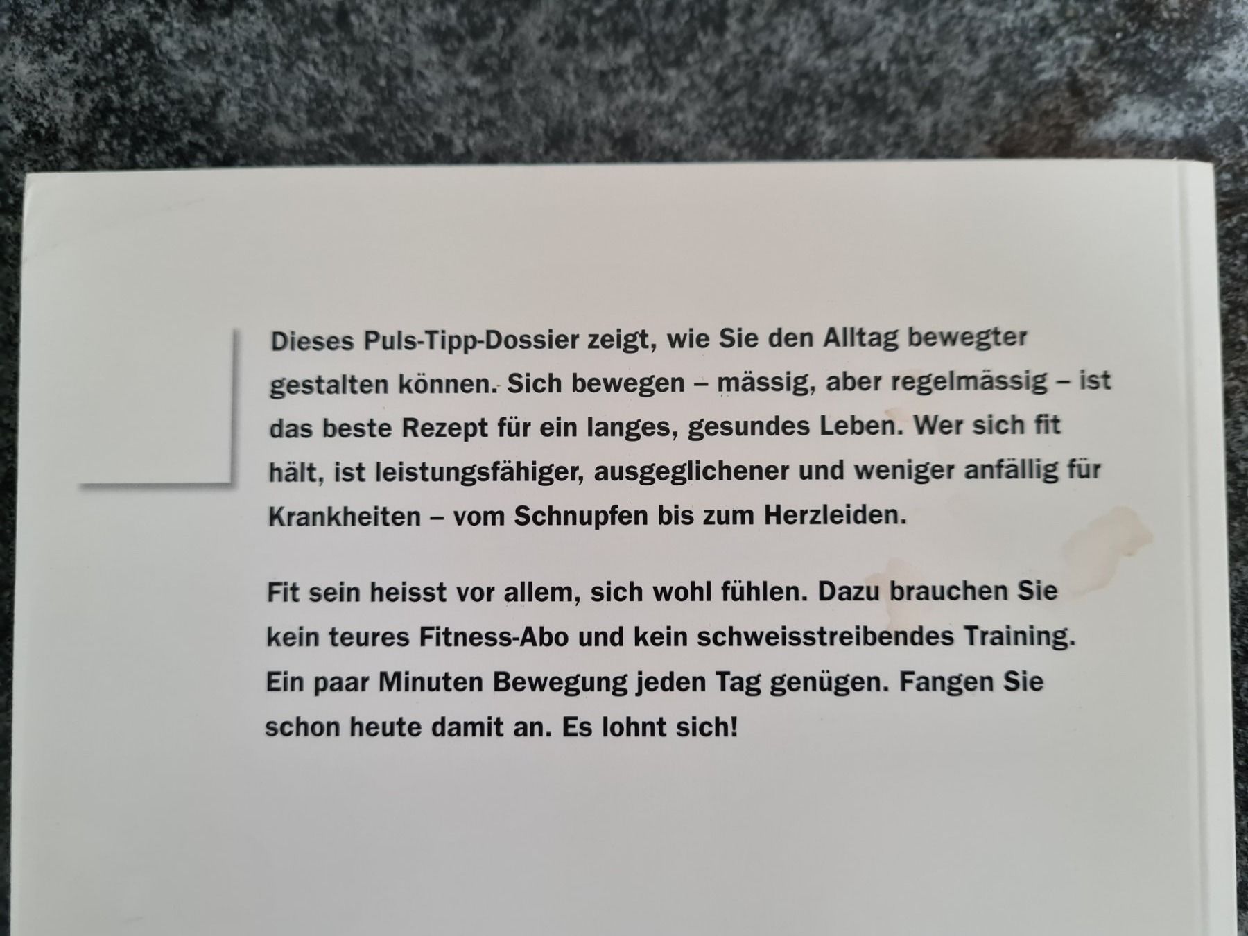 Libri: Fit im Alltag – Usato da Klosters venduto da Riva123 1