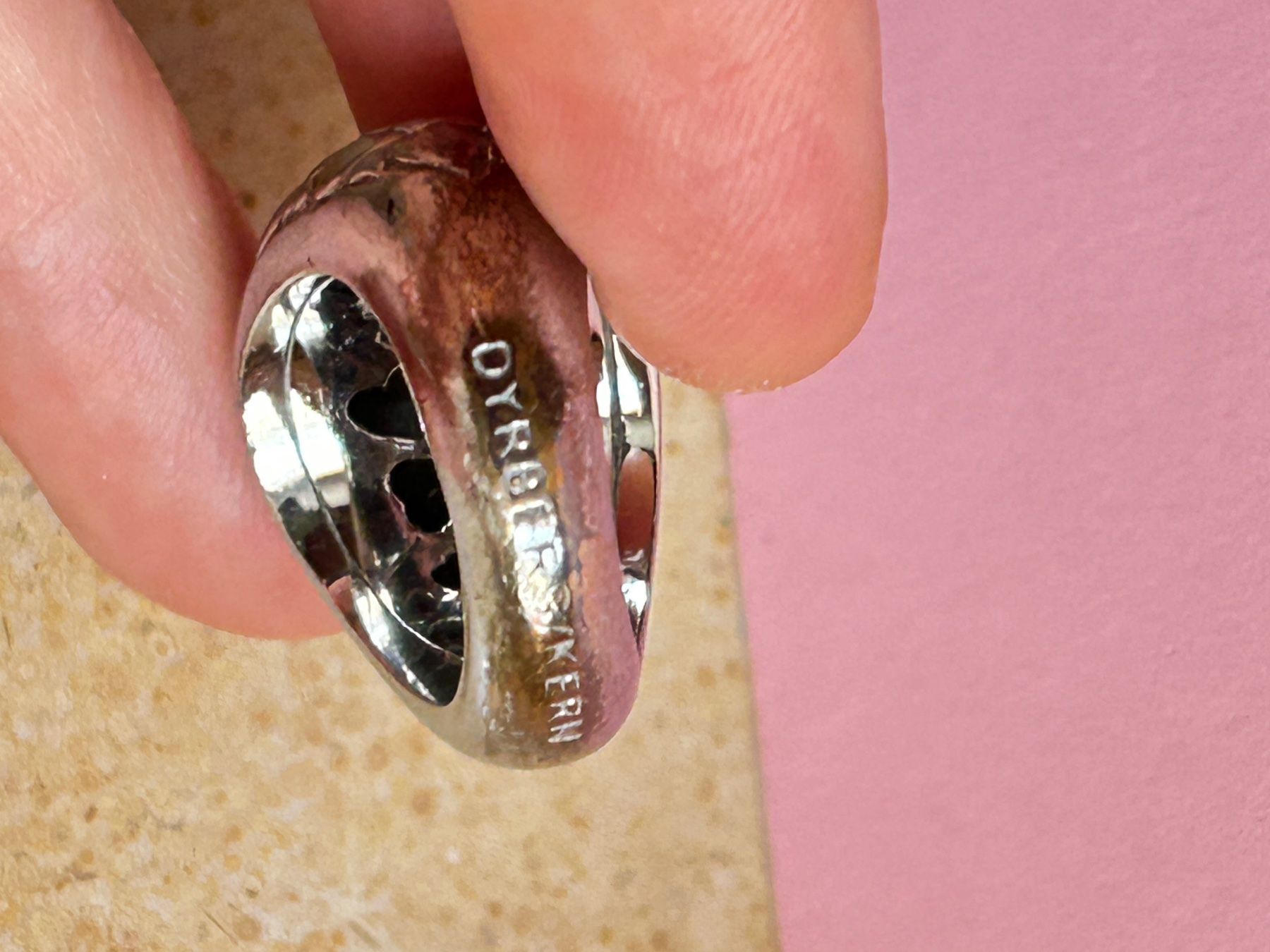 Dyrberg/Kern Anelli: Dyrberg/Kern Ring Gr. 51 Silber Statement Ring!!! – Usato da Dittingen venduto da Bellevista 4