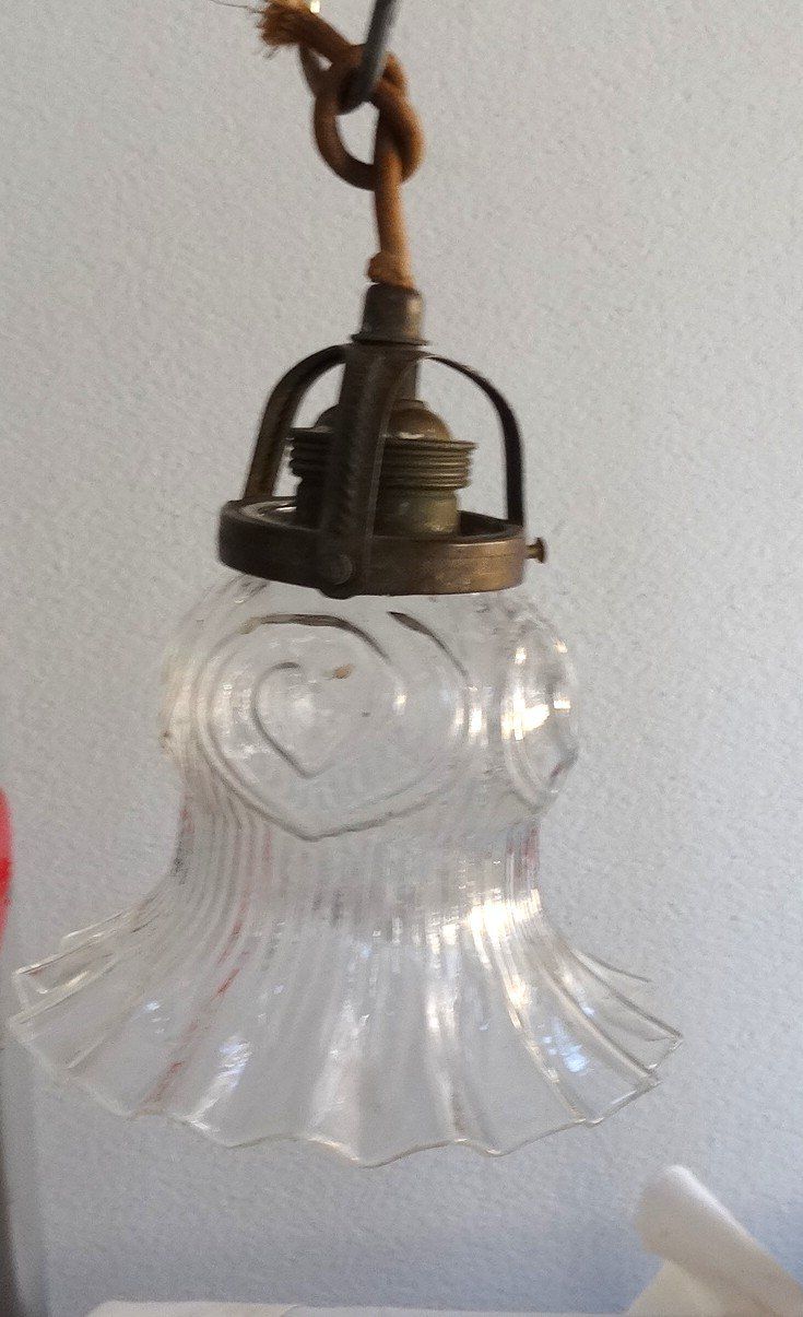 Lampade: Jugendstil Lampe Cloche – Usato da Minusio venduto da Mer66 2