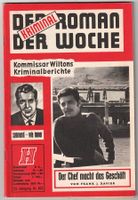 Krimi - Der Chef macht das Geschäft - Wilton Roman - Vintage