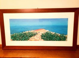 Quadro D'AGOSTINI dipinto a mano,motivo marittimo