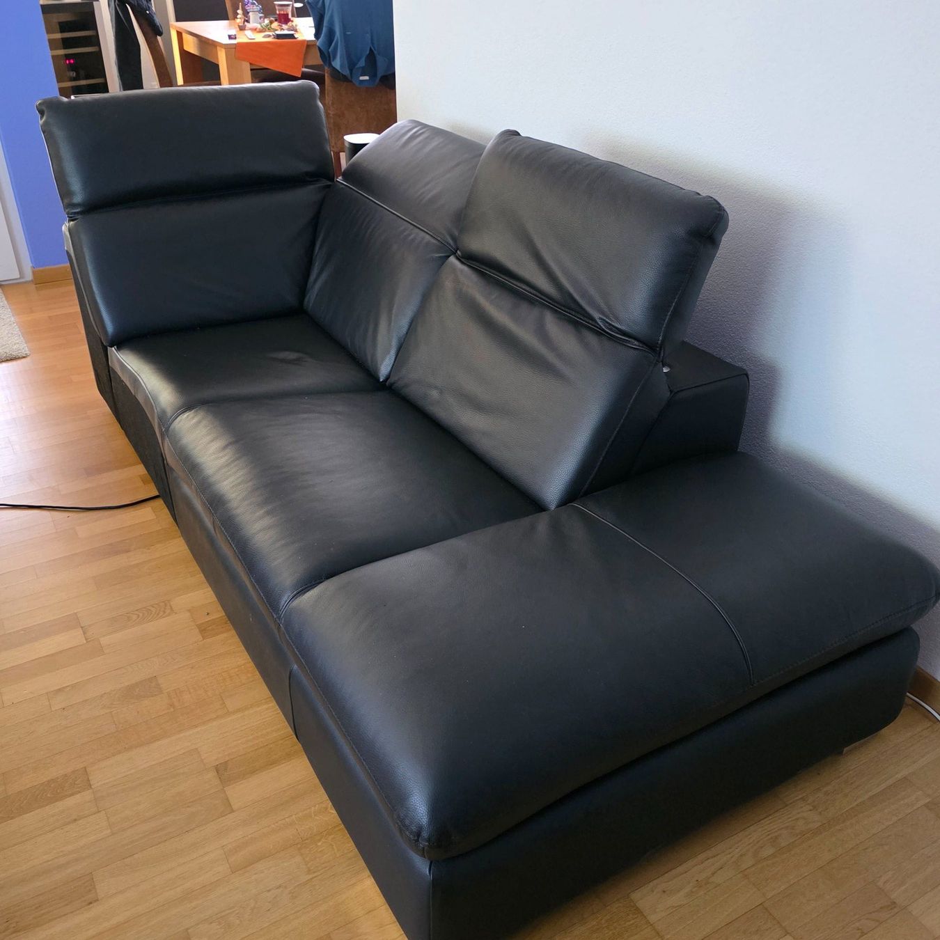 Sofas: Sofa Leder Schwarz – D'occasion à Islikon par silvanmario 2