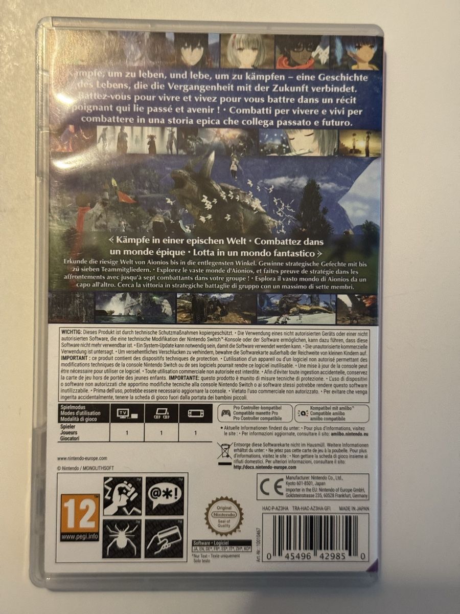 Nintendo Giochi: Xenoblade Chronicles 3 - Nintendo Switch – Usato da Zürich venduto da jabo22 1