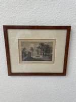 Antiker Stahlstich "Albany in New York" Landschaft um 1850