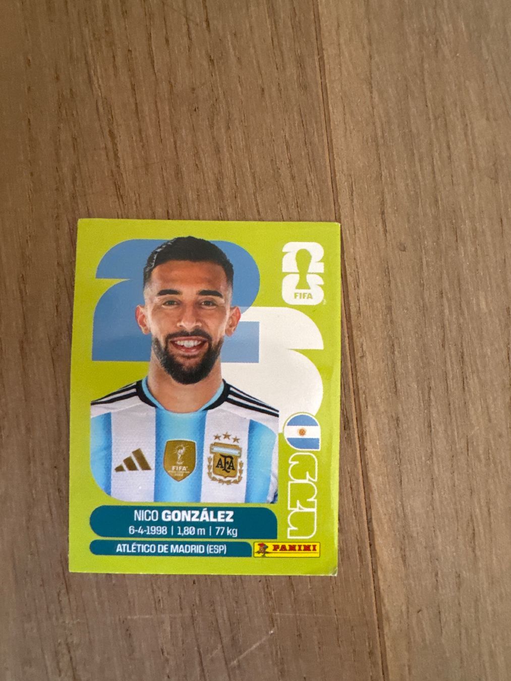 Panini Sammelbilder & Trading cards: Panini 2026 ARG 16 – Gebraucht aus Lausanne von FabienA