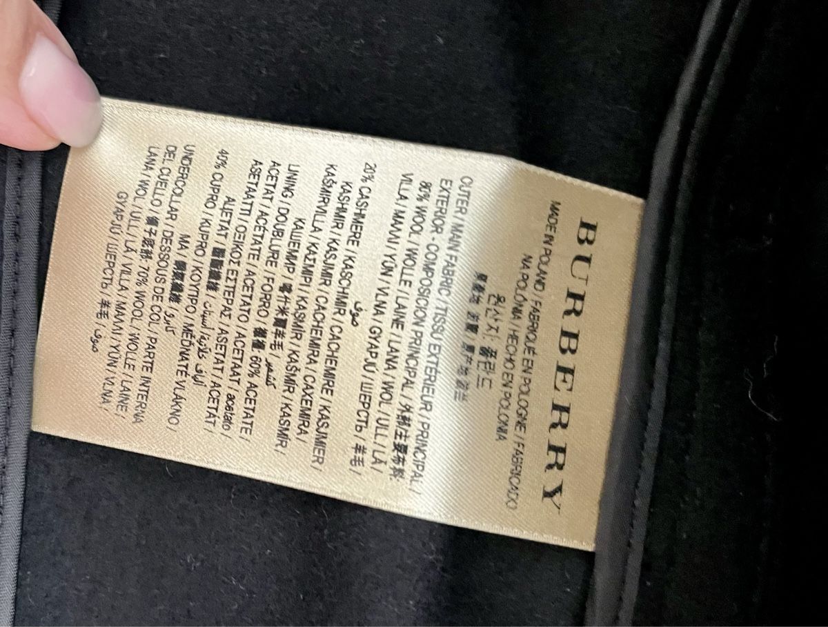 Burberry Cappotti: Burberry Wollmantel Gr. 38 Schwarz – Nuovo (secondo la descrizione) da Bassersdorf venduto da habibi06 5
