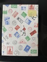 Briefmarken Album mit vielen, alten Briefmarken. Selten!