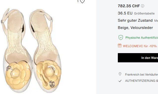 Chanel Damenschuhe: Sandalen Chanel sandales .38 – Gebraucht aus Collonges von Auganien 8