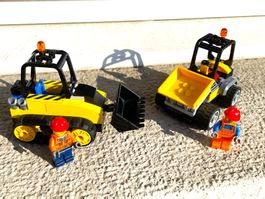 LEGO City #  2x  Baufahrzeuge mit Figuren