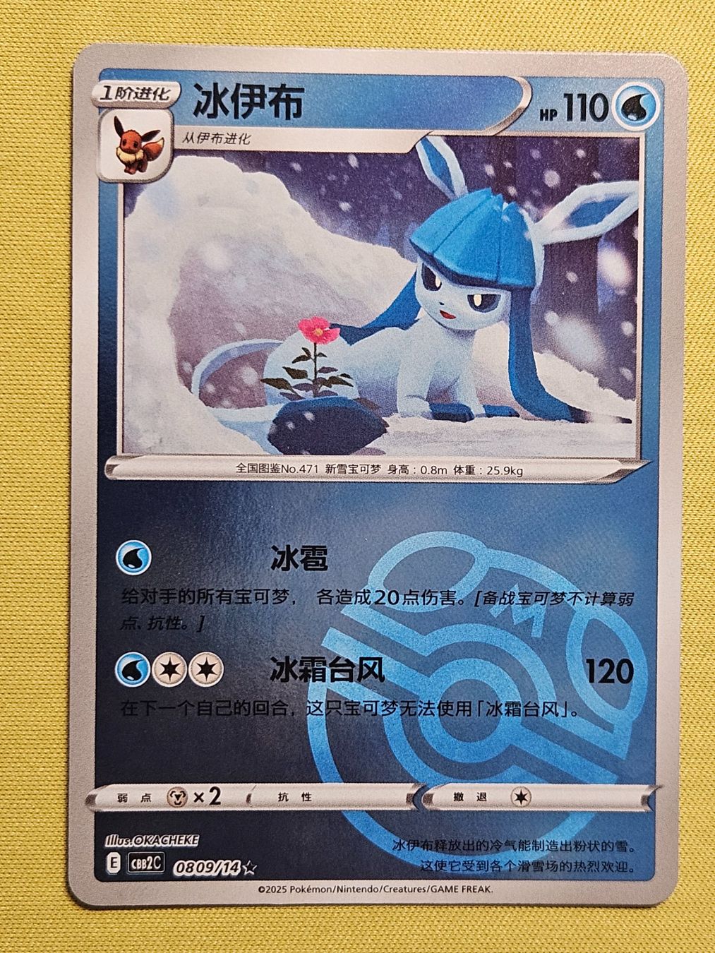 Pokémon Carte collezionabili: CBB2C Gem Pack Vol. 2 - Glaceon 0809/14 – Usato da Bellinzona venduto da Pokemarco