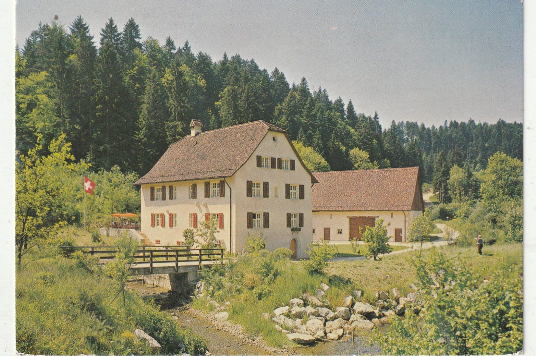 Ansichtskarten: Gasthaus Roggenburg – Gebraucht aus Lumbrein von made02