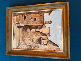 Huile sur toile