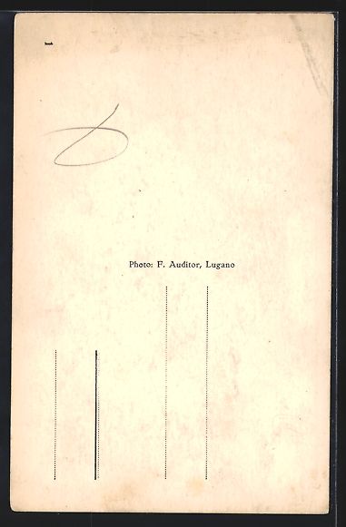 Cartoline postali: AK Lugano, Via Cattedrale – Usato da Berlin venduto da bartko-reher 1