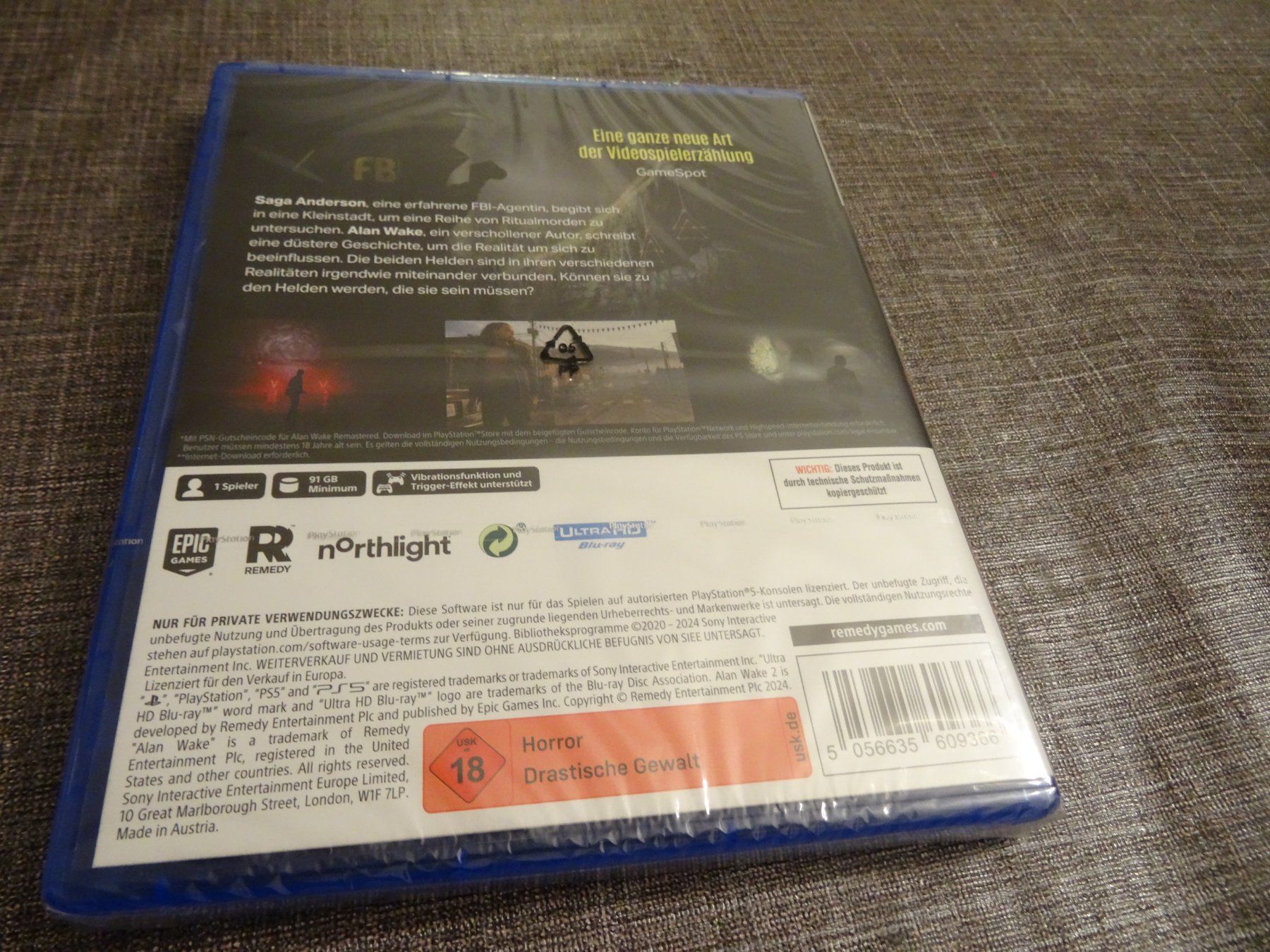 Sony Giochi: Alan Wake II 2 Deluxe Edition PS5 NEUWARE – Nuovo e nell'imballaggio originale da Olten venduto da Disc-Ausverkauf 1