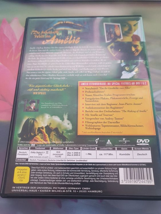 Tutti i DVDs: DVD Die fabelhafte Welt der Amélie Special Edition 2 DVD – Usato da Zweidlen venduto da Shubli 2