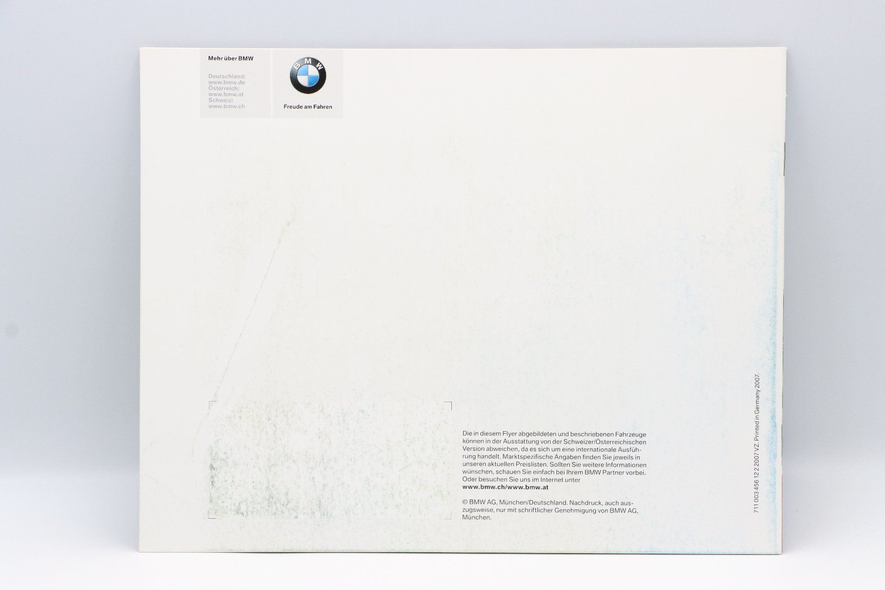 BMW Dokumente: BMW M3 E92 Limousine 2007 Prospekt – Gebraucht aus Bühl b.Aarberg von Collectorpassions 1
