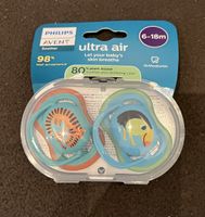 2 sucettes Philips Avent ultra air 6-18 mois neuves