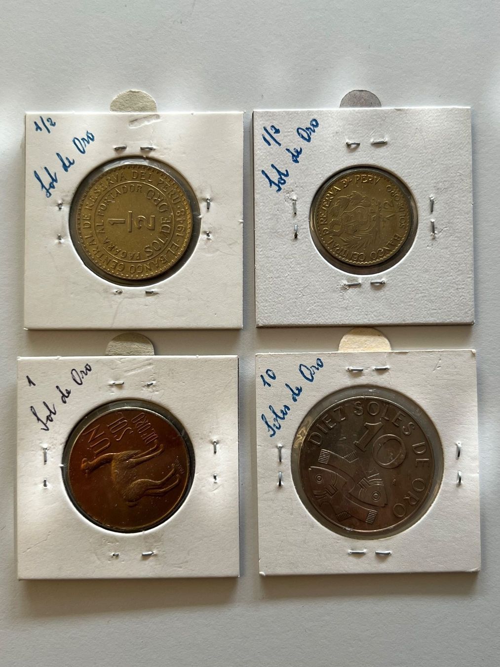Tutti le monete: Peru Münzen 4x – Usato da Wollerau venduto da Sammler-Ecke 1