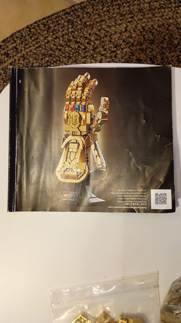 Lego Kit di costruzioni: LEGO Infinity Handschuh – Usato da Amriswil venduto da susimi 1