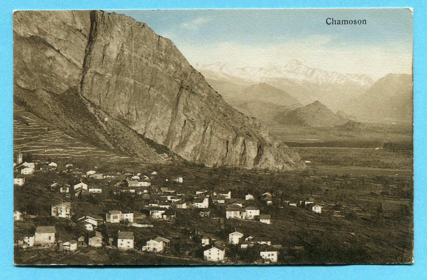 Cartoline postali: Chamoson 1919 – Usato da Opfikon venduto da Prophila