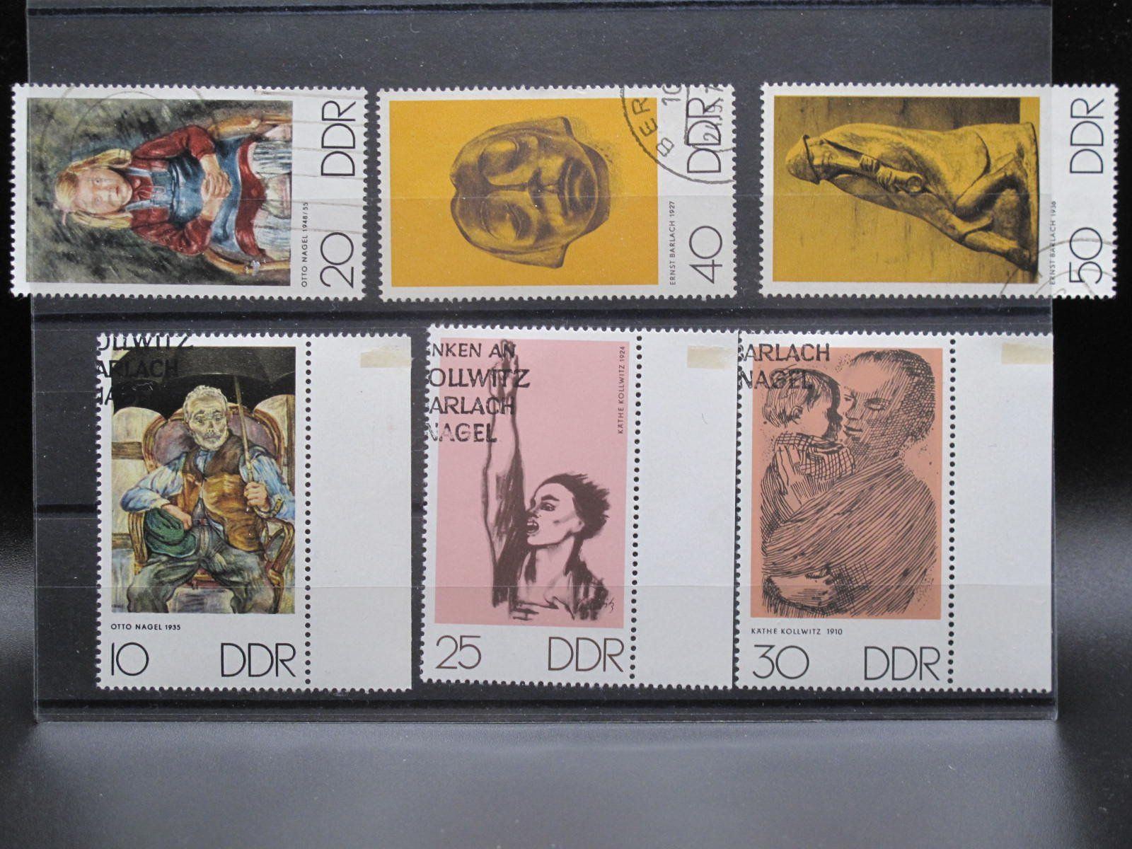 Tutti i francobolli: DDR 1970 Kunstwoche gest. – Usato da Wil SG venduto da fva01