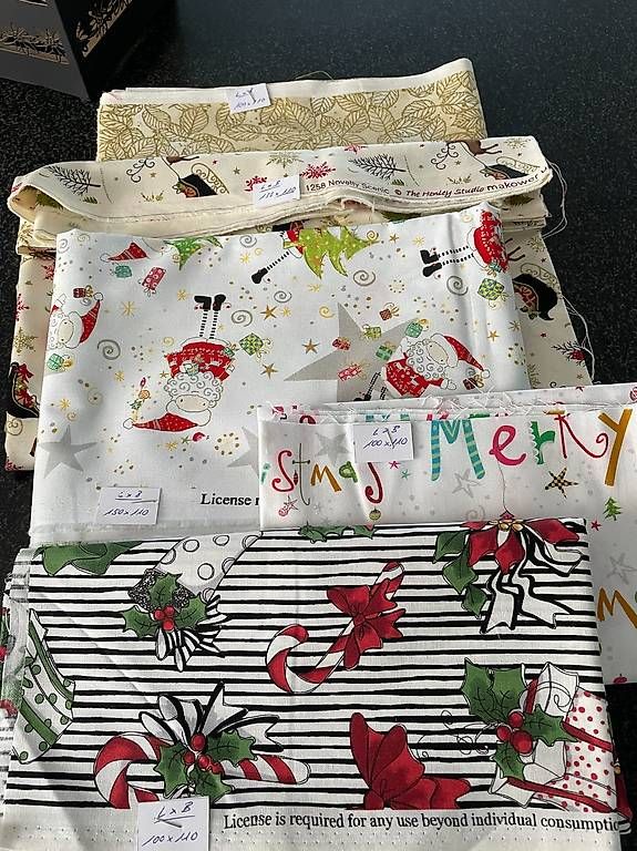Stoffe: Weihnachtsstoffe Baumwolle ca. 10 Meter – Neu und originalverpackt aus Wil SG von lovely02 2