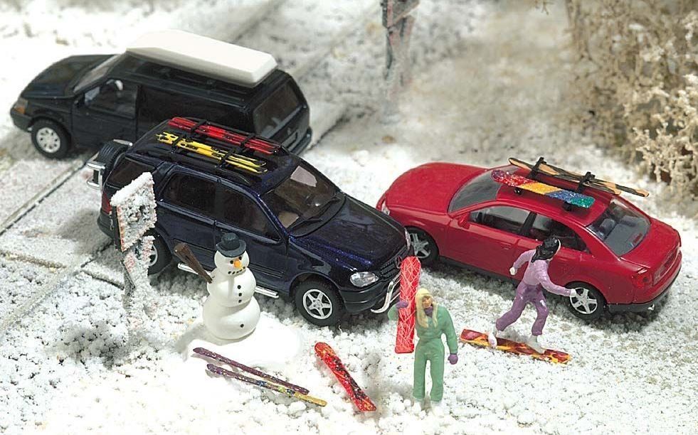 Busch Modellini di ferrovie: Busch H0: Winter-Set – Nuovo (secondo la descrizione) da Niederhasli venduto da rail-duerst 2