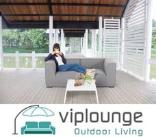 Gartenlounge Sunbrella Fabric grau