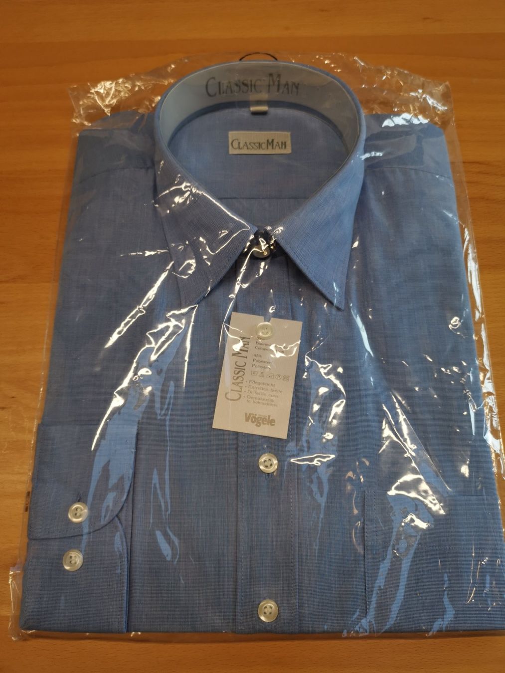Camicie: Herrenhemd Langarm, CLASSIC MAN – Nuovo e nell'imballaggio originale da Seuzach venduto da NaehdesignMirjam