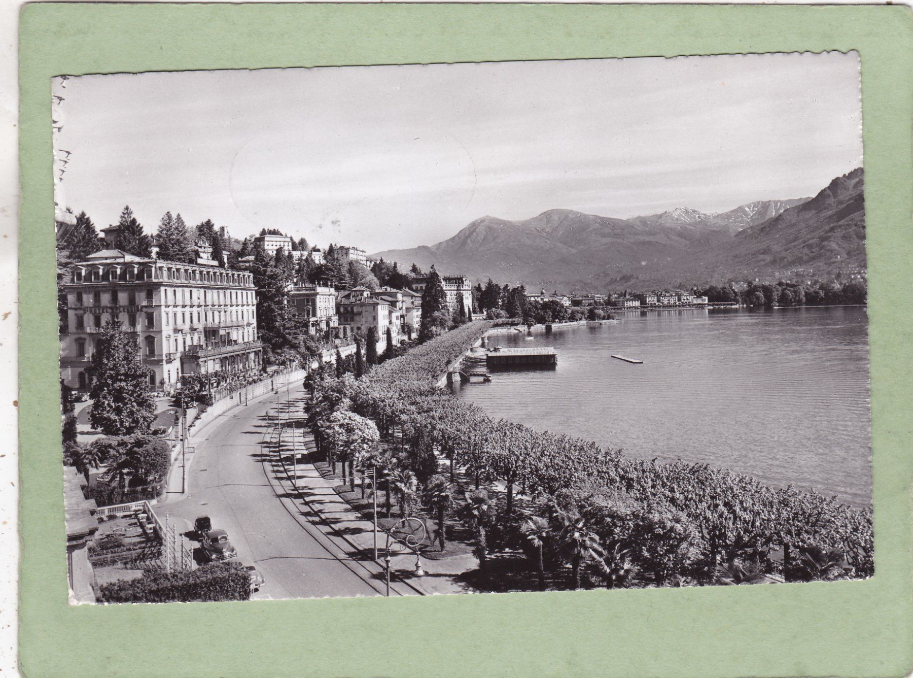 Ansichtskarten: Lugano Riva A. Caccia 1954 – Gebraucht aus Herisau von Lisegrat2008
