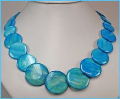 Perlmutt Collier ca. 50cm