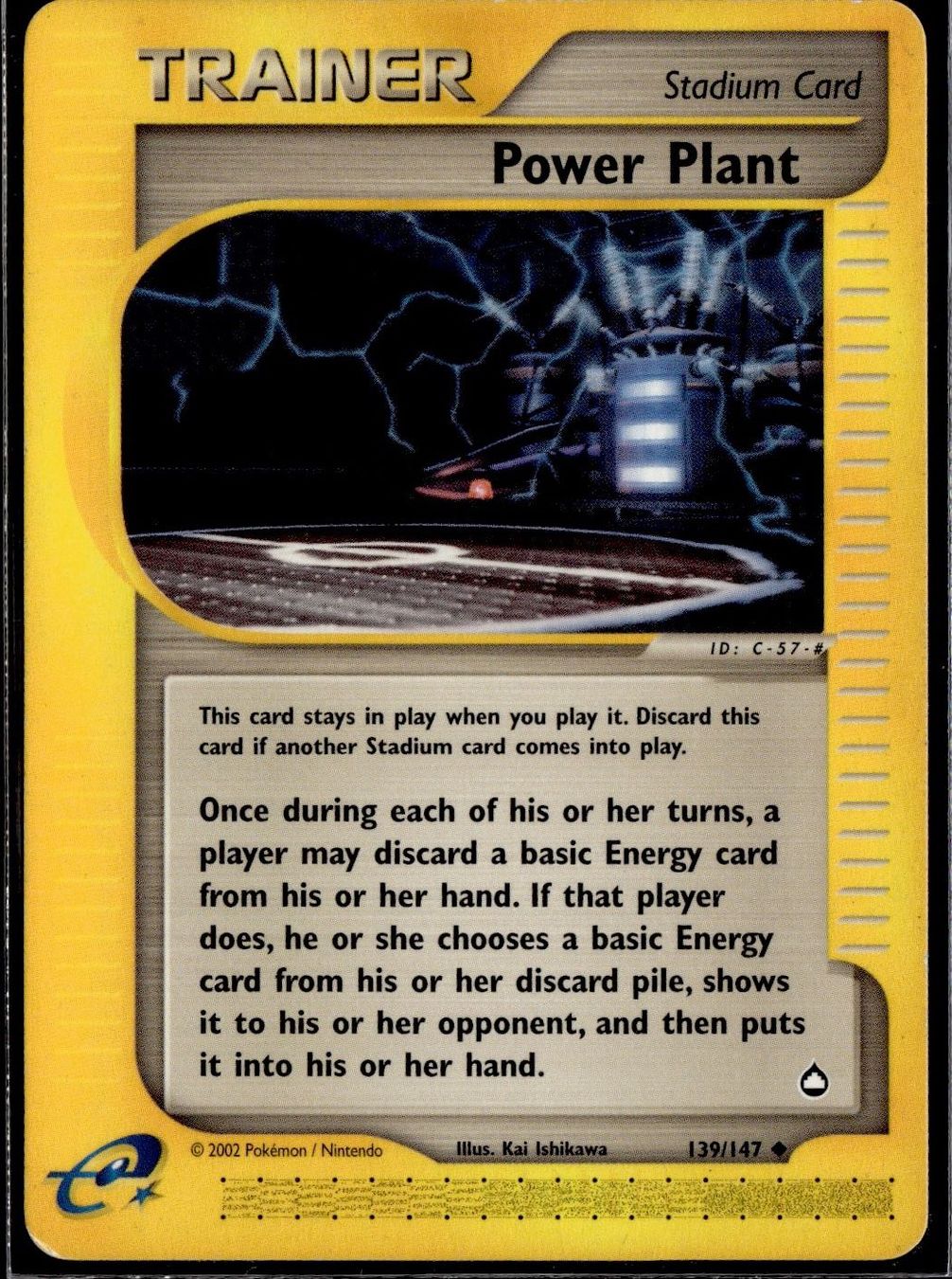 Pokémon Carte collezionabili: Power Plant 139/147 Aquapolis – Usato da Zürich venduto da pokemon_cards
