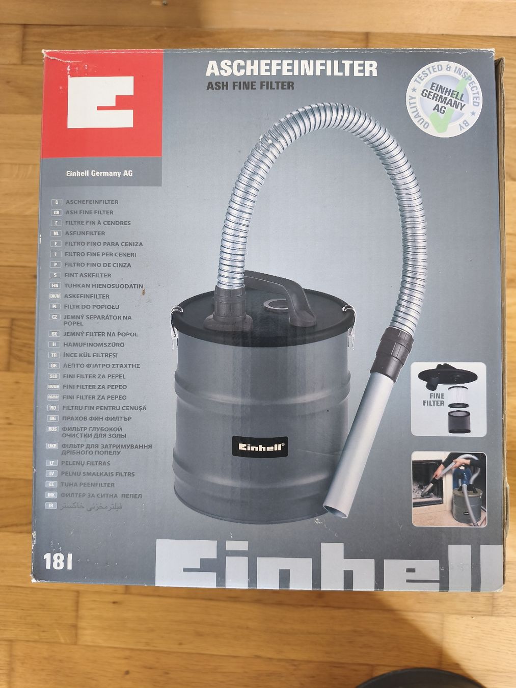 Einhell Sonstiges für Haushalt & Wohnen: Einhell Aschefeinfilter 18 Liter / Aschesauger  – Gebraucht aus kriens von bud_9pks