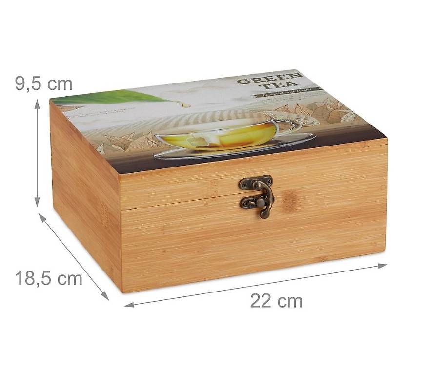 Altro per la casa: Teebox Bambus mit 6 Fächern - Green Tea – Nuovo e nell'imballaggio originale da Gerlafingen venduto da Tsuru 3