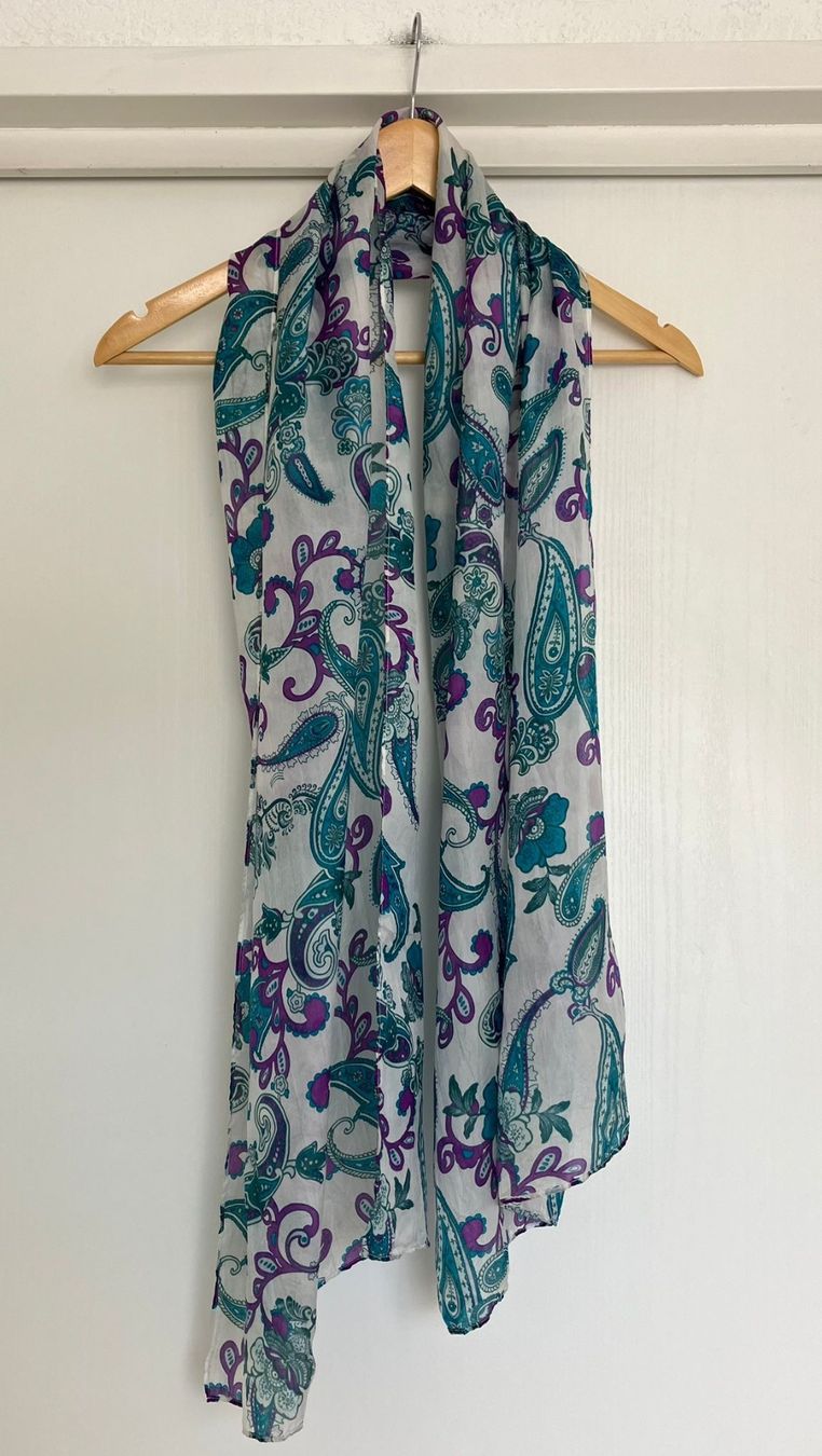 Foulard & Sciarpe: Bellantare Seide Schal – Usato da Unterägeri venduto da Jutka_04 5