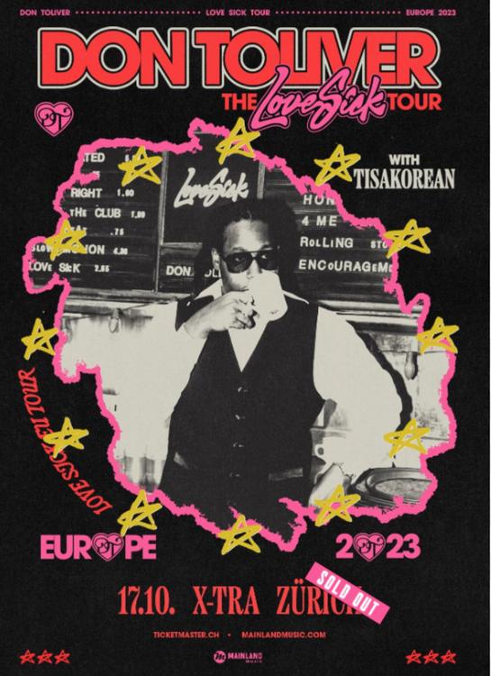 Don Toliver Tickets LoveSick Tour Zürich Kaufen auf Ricardo