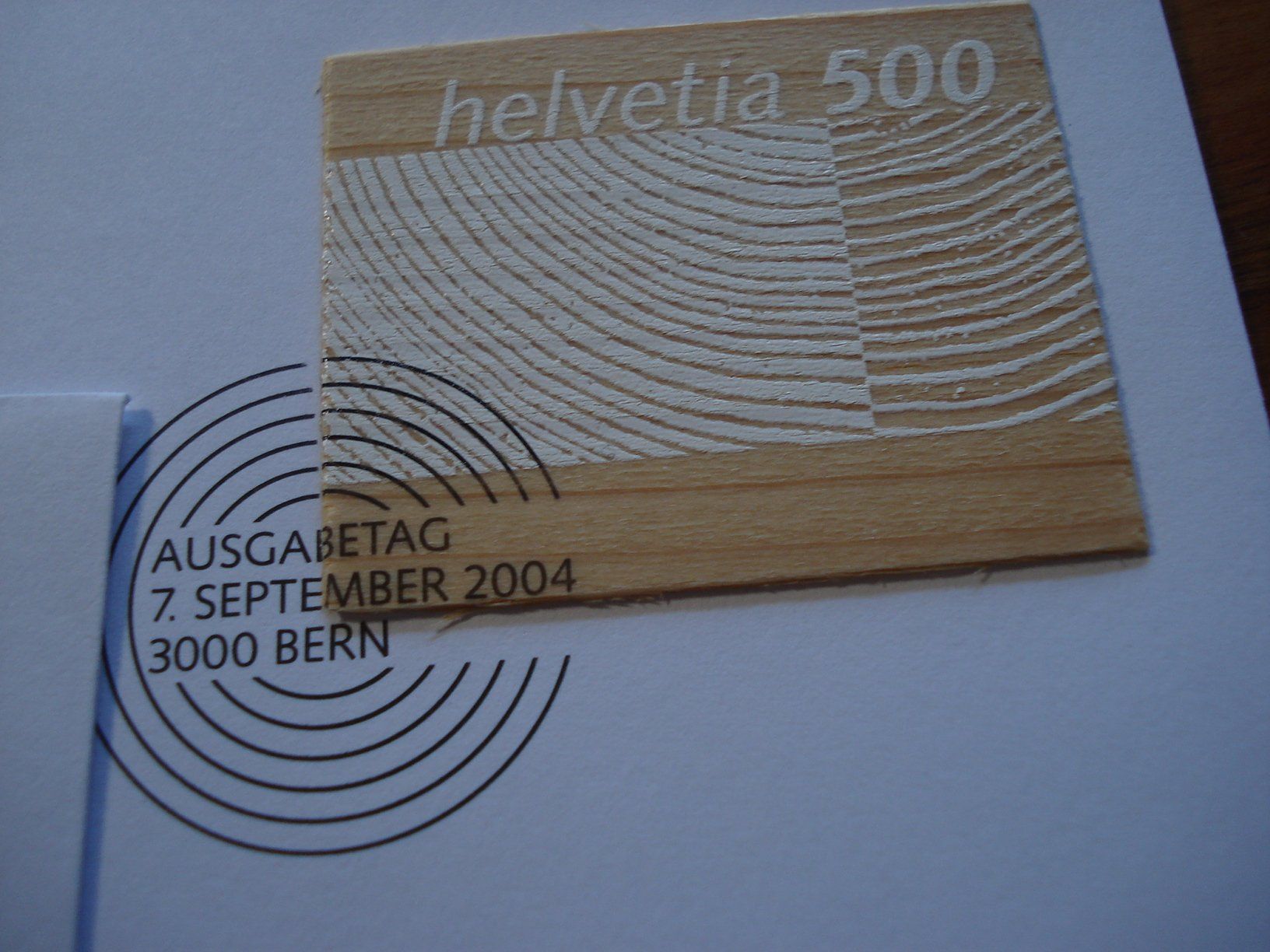 Tutti i francobolli: Schweiz 2004, Set FDC , 8 Belege, mit Holzmarke – Usato da Niederwil AG venduto da morostahu