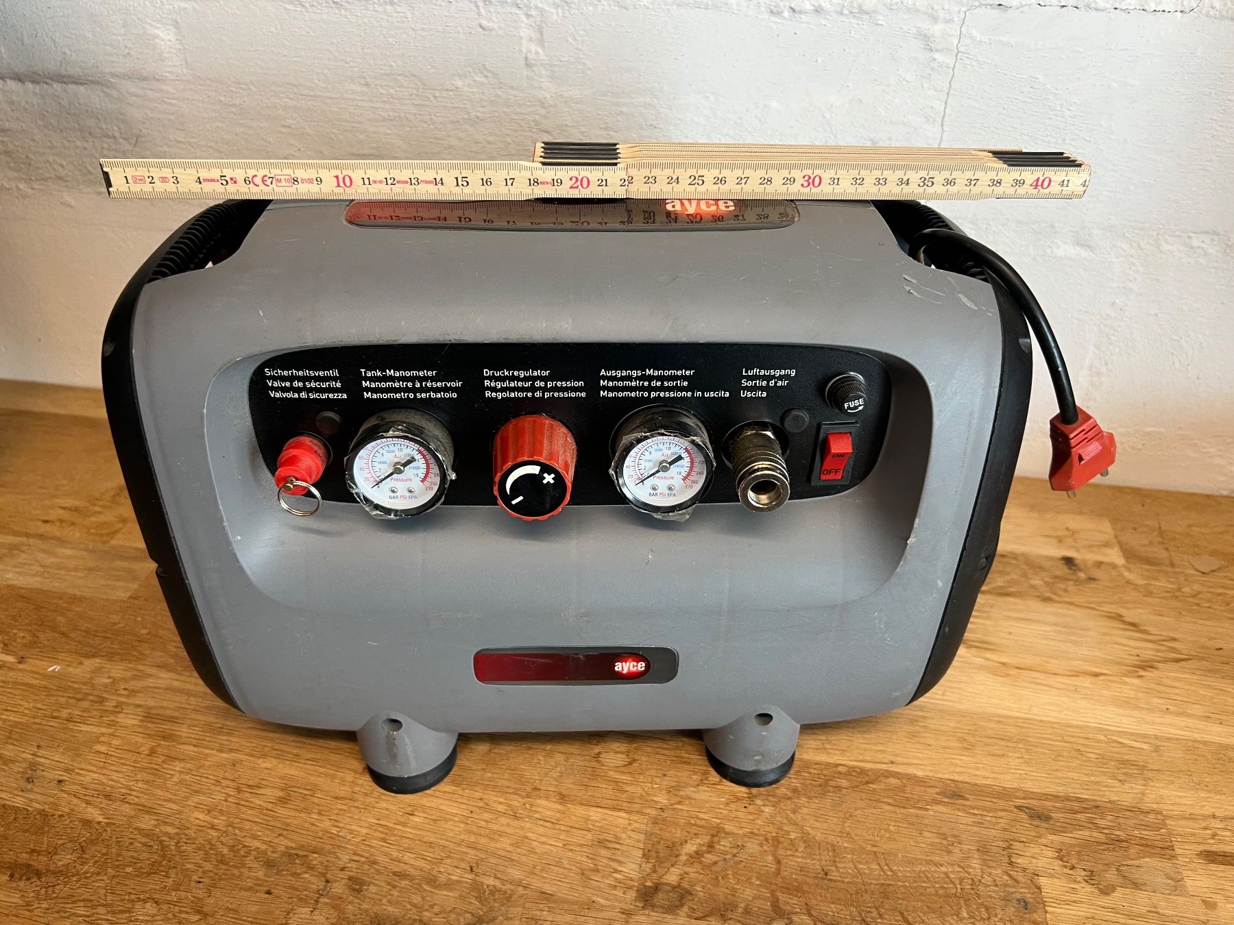 Compressori: Ayce Kompressor JL6 | 8 bar | 6 l Ayce Kompressor JL6 – Usato da Diessenhofen venduto da chbrth1