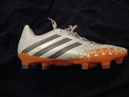 Fussballschuhe Adidas Lethal Zones weiss orange Grösse 42 